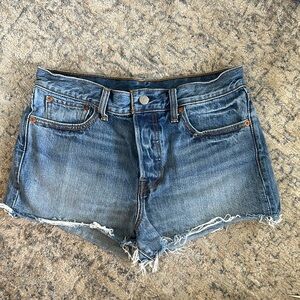 Classic Blue Denim Women's Shorts